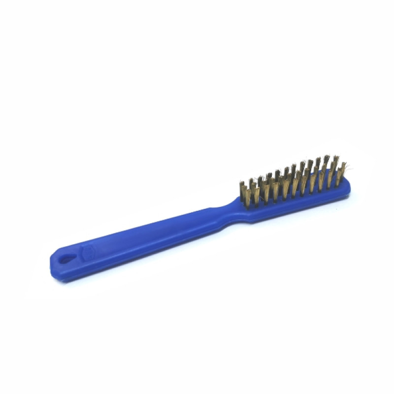 Brass deals shoe brush